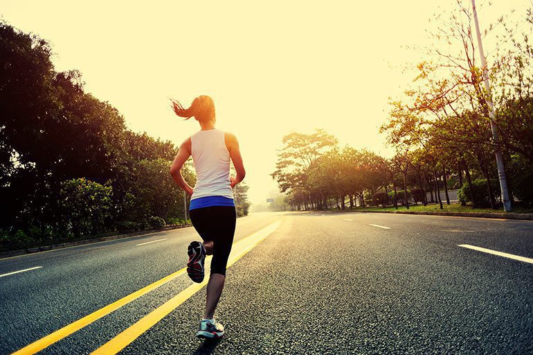 Picture of Woman Running