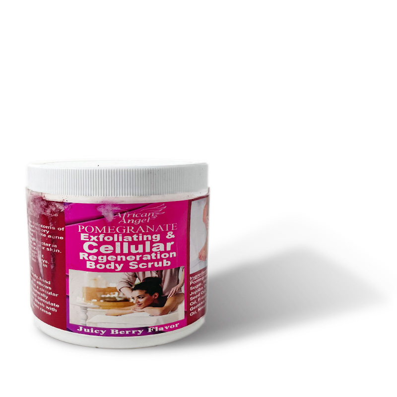 pomegranate exfoliating and cellular regeneration body scrub