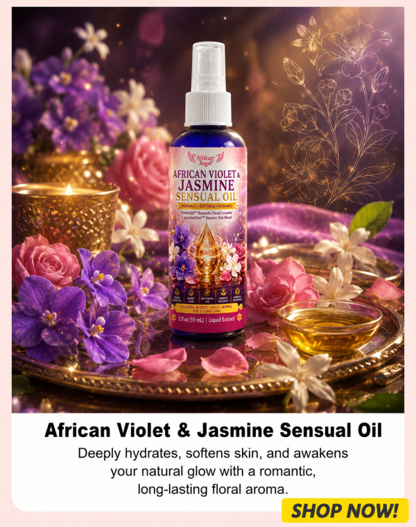 African Violet & Jasmine Sensual Oil