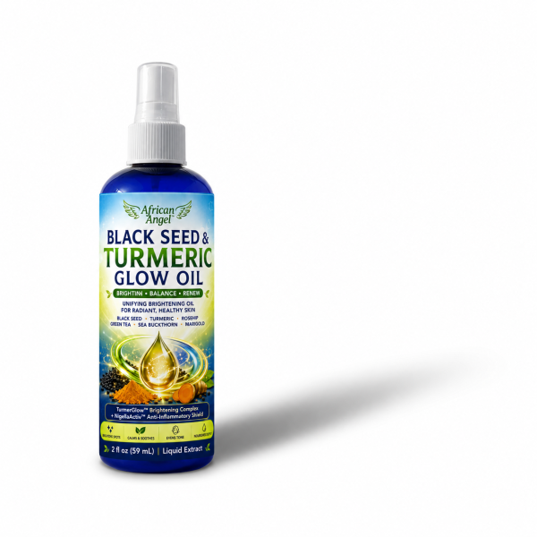AfricaAngel Black Seed and Turmeric Glow Oil for Brightening Skin