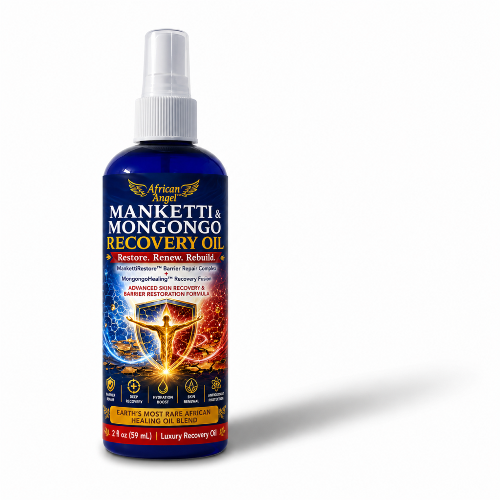 AfricaAngel Manketti and Mongongo Recovery Body Oil